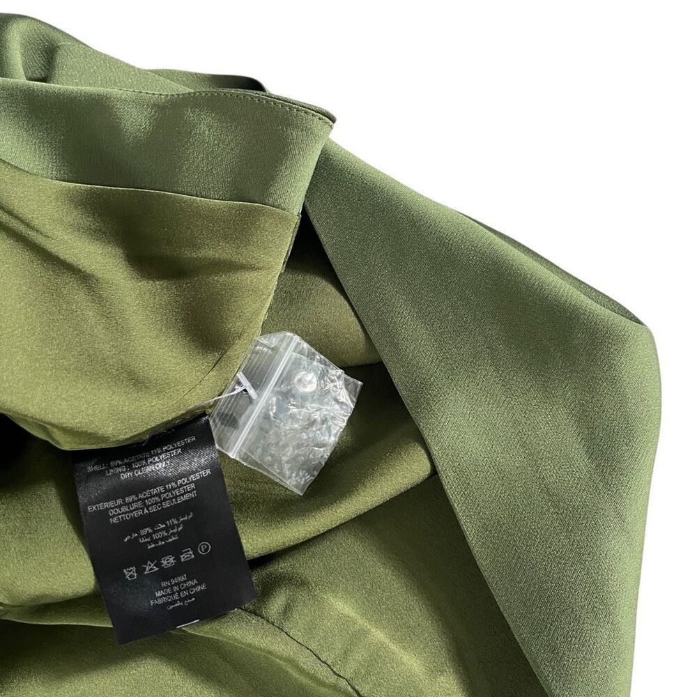 SIMKHAI Cameron One Shoulder Mini Dress In Nori 4 - Picture 6 of 11